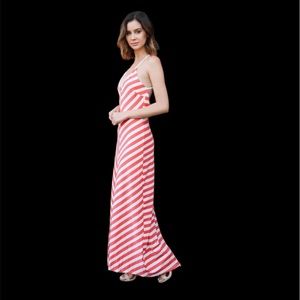 Chevron Printed Maxi Dress